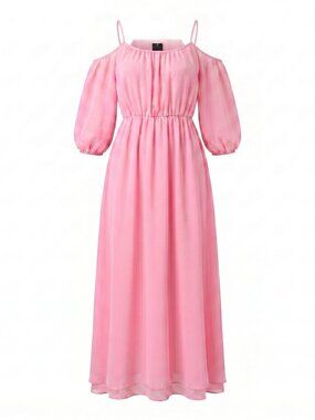 Afibi Cold Shoulder Maxi